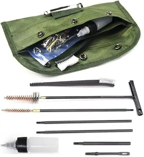 Royal Hunter ® - Waffenreinigungsset inkl. Tasche – Kaliber Kal .30 / .308/7,62mm & .22 / .223/5,56mm – Reinigungsset für Pistolen und Gewehre - Waffenpflege und Laufreinigung…