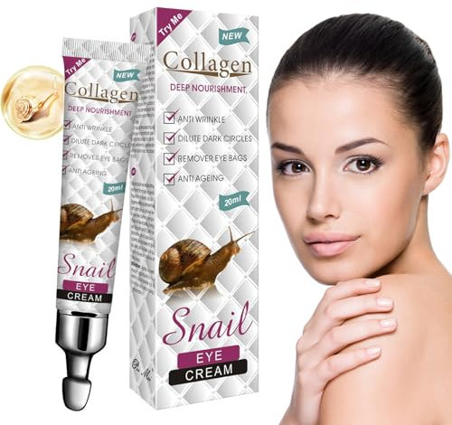 Creme Contour des Yeux,Crème Yeux Anti Rides,Paupières Tombantes Crème,pour éliminer les Poches Sous les,Réduire les Cernes et Anti-rides 20ML