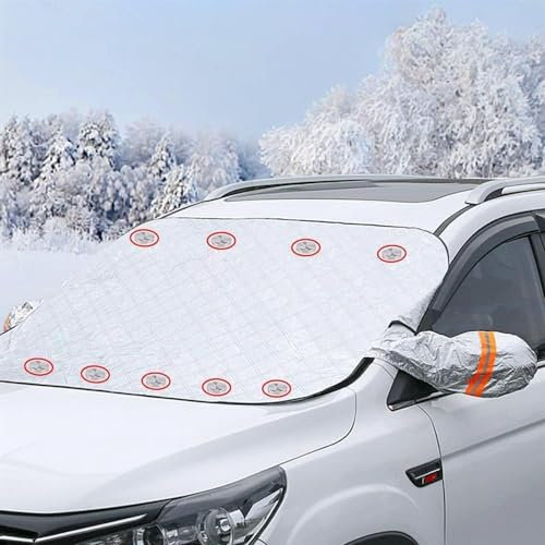 DDHHBH Auto Sonnenschutz Frontscheibe außen für Volkswagen T4 T5 T6 T6.1 Transporter,Folie Auto Windschutzscheiben Abdeckung Faltbar Magnetisch Auto Sonnenschirm UV Schutz Sommer Zubehör