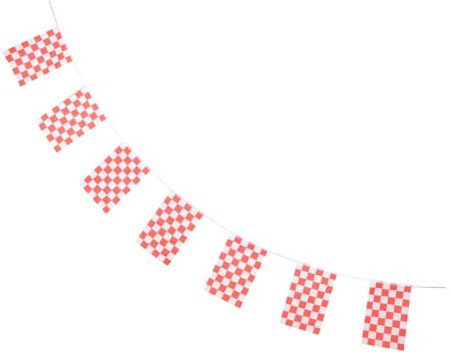 BESPORTBLE Racing Decorative Flag Checkered Birthday Decorations Race Track Flags for Party Decorations