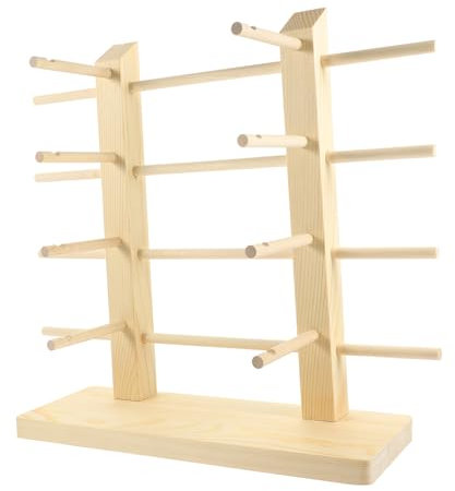 BUGUUYO Holz Eyes Display Aufbewahrungskoffer Brillenhalter Rack Für Statue Decor Home Store