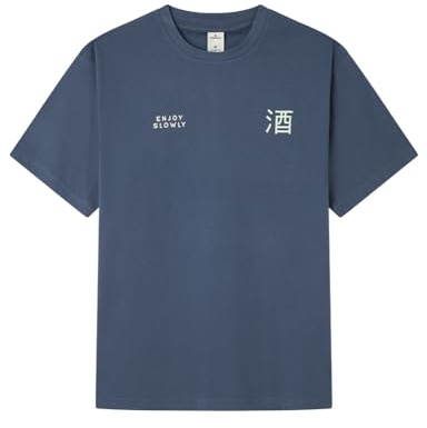 SPRINGFIELD Nueva Camisa De Estructura con Bordado De Árboles, Azul, S