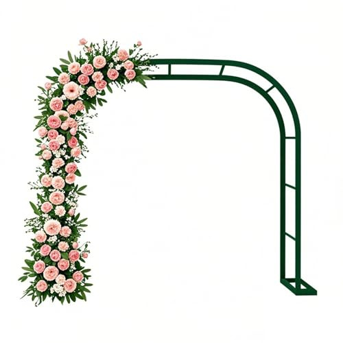 Arche de jardin avec base - 120 160 180 200 240 260 280 310 330 370 - Arche en métal pour plantes grimpantes, décoration de mariage
