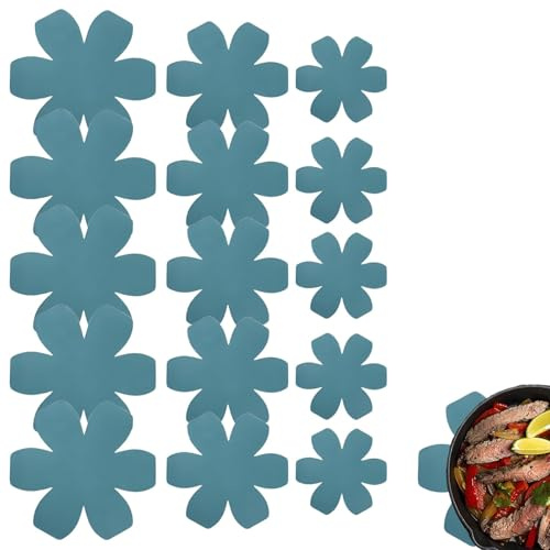 15 Pcs Pan Protectors for Stacking, Saucepan Protectors for Stacking 3 Sizes Felt Pan Protector, Reusable Cookware Felt Pans Separators Protector, Applicable to Stacking and Protecting