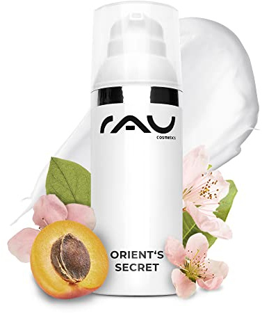 RAU Cosmetics Orient's Secret Crème Anti-Âge Visage 50 ml – Soin Luxueux à l'Extrait de Perle, Acide Hyaluronique, Beurre de Karité & Vitamine E – Hydratation Intense Peau Sèche et Mature