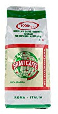 Bravi Caffè - Café en grain de torréfaction artisanale italienne - Mélange 100% Arabica - Confection 1 kg