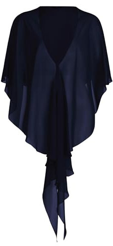 Vera Mont Damen 0071/4825 Stola, Blau (Night Sky 8541), L