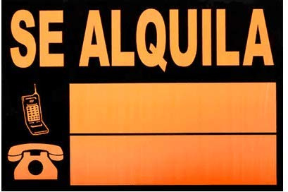 CABLEPELADO Cartel Se Alquila | Cartel inmobiliaria | Cartel Alquiler Resistente PVC | Reflectante | Medidas73 cm Ancho x 50 cm Alto | Apto para Lugares públicos, Zonas de Exterior y Obras