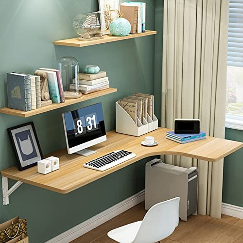 wandklapptisch klapptisch Wand wandtisch klappbar, Wandmontierter Drop-Leaf-Tisch, an der Wand hängender Küchentisch, schwimmender Klappschreibtisch, Klapptisch, Wandtisch aus Holz, platzspa