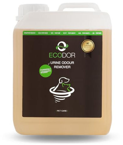 Ecodor UF2000 4Pets Uringeruch Entferner 2500ml | 100% Biologischer Urin-Geruchsentferner für Katzen und Hunde Uringeruch | Parfümfrei, Effektiv für Haustiere | Anwendbar auf Holz, Beton, Textilien