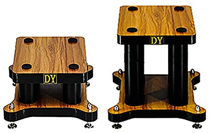 Pieds d'Enceintes 2 Supports d'enceintes pour bibliothèque, pour Satellites et Petites Enceintes, avec Pieds amortisseurs réglables (Taille : 20 cm)