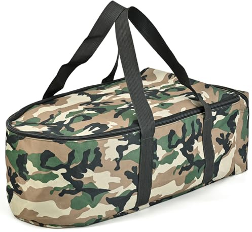 Cndiyald Köderbootbeutel, Köderbootbeutel mit Tragengriff 24x12x8in, Camping über Nachtbeutel, Tragetasche für Köder, Angeltasche Angeln