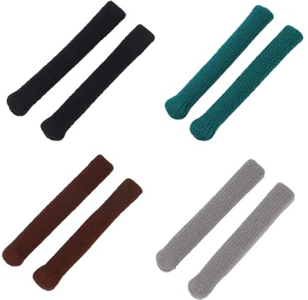 8 Pair Glasses Ear Grips, Glasses Ear Cushions for Eyeglasses, Soft Silicone Ear Pads for Glasses, Spectacle Arms Sleeves Covers, Eyewear Retainer for Glasses and Sunglasses, Black/Green/Brown/Gray