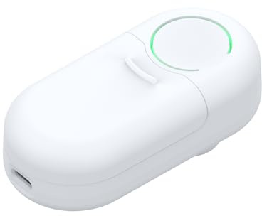 HomeWizard Watermeter WLAN, Leckageerkennung, Echtzeitmessung und App Überwachung Wasserverbrauch, Kostenersparnis, Kompatibel mit analogen Zählern, USB C oder Batteriebetrieb