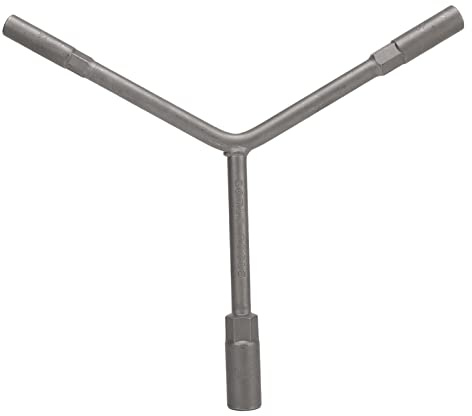 Segrehy Y Type 3 Way Socket Hex Wrench 8mm 10mm 12mm Heavy Duty Metal Alloy for Vehicle Repairing