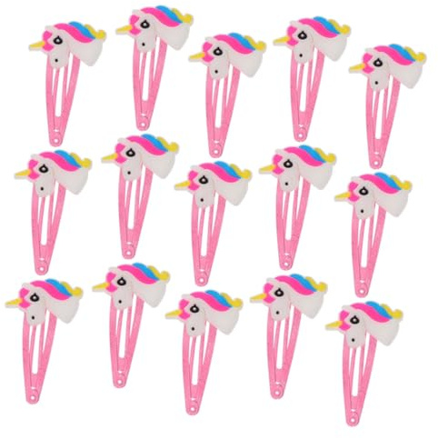 Gogogmee 20 Stück Teiliges Einhorn Haarclip für Mädchen Kleine Bunte Haarklammern aus Weichem Modischer Haarschmuck für Alltag Party Fotoshootings Sicher und Langlebig