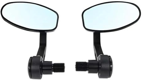 Moto Specchietto Specchietti Retrovisori Laterali Per Estremità Manubrio Per Yamaha FZ6 FZ 6 Per Fazer 2004-2009 Con Bulloni E Morsetti Per Retrovisore Specchietti