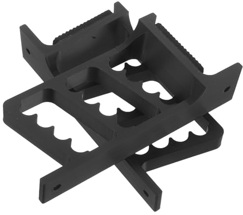 BESTonZON Supporto da Parete per e Archi Nero Staffa Ergonomica Salvaspazio per Conservazione Sicura Montaggio Facile per Casa e Palestra Organizer Moderno per Attrezzatura di Tiro con Arco