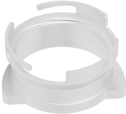 Imbuto dosatore girevole a C da 54 mm, imbuto dosatore manuale, alluminio argentato e accesso all'imbuto per T Pro Inr Bno Temp Pro,