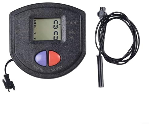 Weqspj Exercise Bike Electronic Meter Counter Stepper Pedometer Monitors LCD Display Monitors for Fitness Equipment LCD Display Step Machine