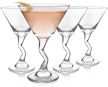 Libbey Set de martini Z-Stem de 4 piezas