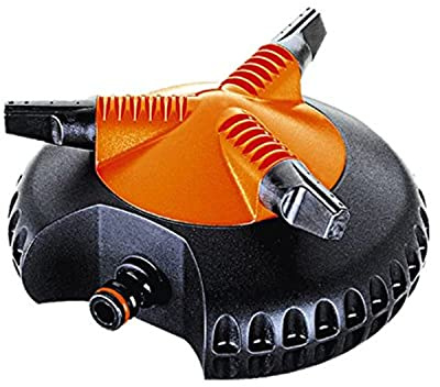 Claber 8694 Rotating Water Sprinkler Acrylonitrile Butadiene Styrene (ABS) Black, Orange Water Sprinkler – Water Sprinklers (170 mm, 170 mm, 77 mm, 200 g, 230 mm, 260 mm)