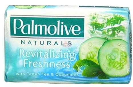 Palmolive 123776 Jabón de Tocador de Té Verde y Pepino, 90gr