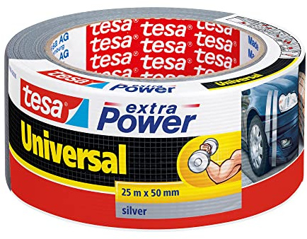 Tesa Extra power Lot de 6 Rubans adhésifs universel Gris