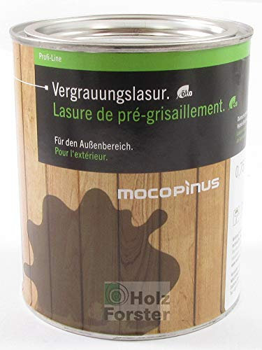 MOCOPINUS Alpincolor Vergrauungslasur V-1221 silbergrau, 0,75 Liter