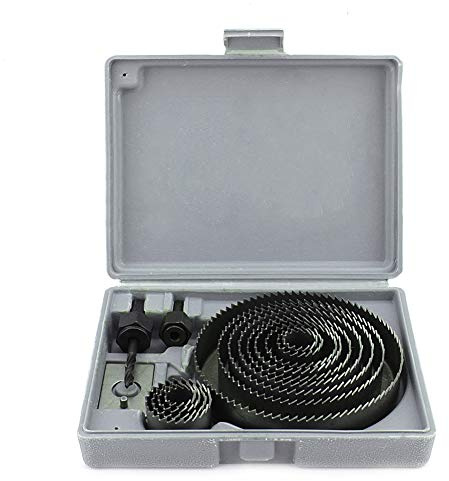 Kit de scie-cloche, 16 pièces/lot de forets en carbure de tungstène, forets à bois, taraudeur, scie cloche, outils durables pour le travail du bois