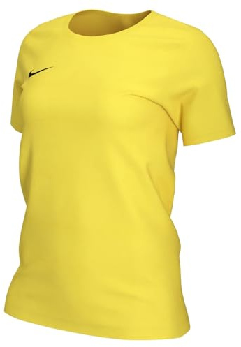 Nike Women's Park VII Jersey Short Sleeve, Maglia Maniche Corte Donna, Giallo, S