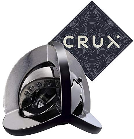 Hanayama Cast Equa Puzzle - Level 5 of 6 - Grandmaster Difficulty - Includes Crux Sticker