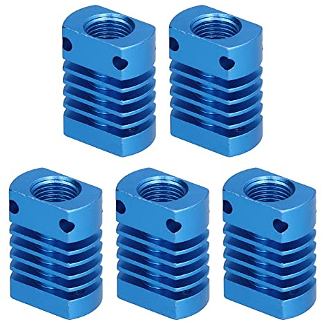 Printer Head Heat Dissipation, Aluminum Alloy 3D Printer Heat Sink Radiator 3D Printing Accessories for CR‑10 Series and for Ender‑3 3D Printers