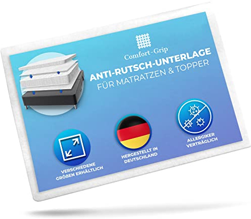 Comfort-Grip Antirutschmatte für Boxspringbett - Anti Rutsch Unterlage für Boxspring Bett - ideal für Matratzen und Topper 80x200 cm - Matratzenstopper