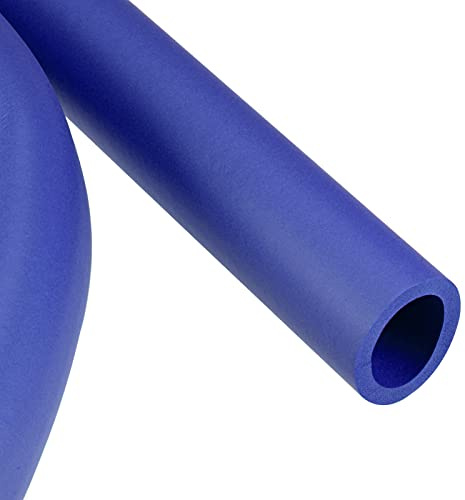 YOKIVE Schaumstoff Schläuche Gummi Isolierung Rohr Blau 25mm ID 35mm AD 2m | Abdeckung|, Griff Griff Schutz, Gut für Fitnessstudio Ausrüstung Kupfer Rohr