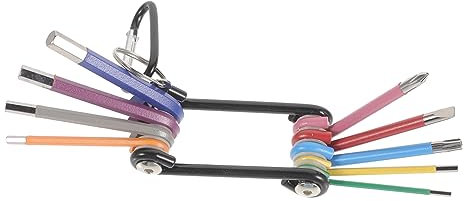 DOITOOL 1 Satz Mit Loch Kleine Schraubenschlüsselsätze Sechskantschlüssel Schlüsselschlüsselsatz Schraubenschlüsselset Steckschlüsselsatz -set Multifunktion Stahl Ausrüstung