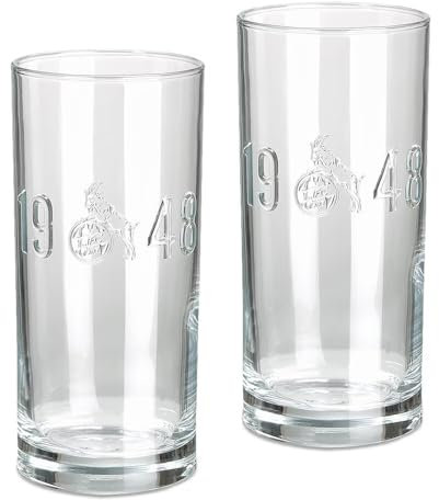 1.FC Köln Trinkglas Relief 2er Set
