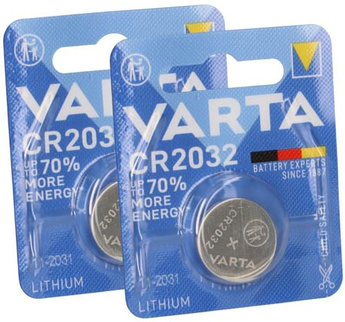 2 x replacement batteries suitable for AirTag tracking device