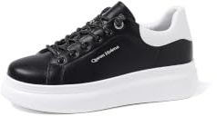 QUEEN HELENA Scarpe da Ginnastica con Strass Sneakers Donna X30-11 (Nero, Sistema Taglie Calzature EU, Adulto, Donna, Numero, Media, 39)