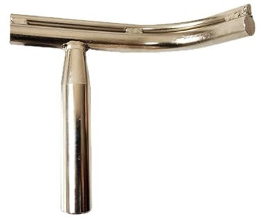 Poggiautensile per tornio per Legno, 7 Pollici Tornio Fai da Te for Tornitura del Legno Portautensili Circolare Curvo in Acciaio Inossidabile Lunghezza Colonna 4,84 Pollici Diametro Colonna 1 Pollice