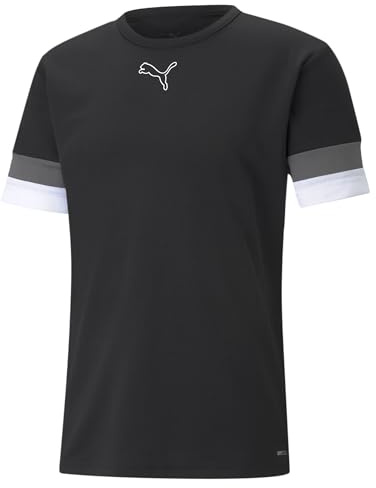 Puma teamRISE Jersey CE, Camisetas Hombre, Puma Black-Smoked Pearl-Puma White,