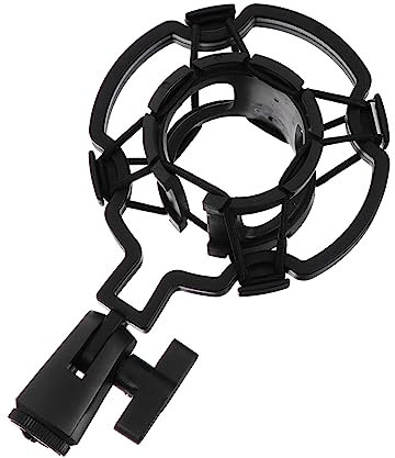 COSMEVIVI Support Micro Pour Microphone - Support Universel En Plastique Montage Facile Protection Contre Les Vibrations 14Cm X 9.6Cm X 4.5Cm