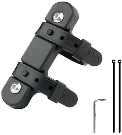 Silicone Bike Bottle Cage Mounting Base, Bicycle Water Bottle Cage Holder Strap Water Bottle Holder Ultra Light Suitable for Mountain Bikes, Road Bikes (Black)