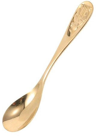 DECHOUS Cartoon Spoon Cute Boys and Girls Dinner Serving Spoon Salad Soup Home Tableware Feeding