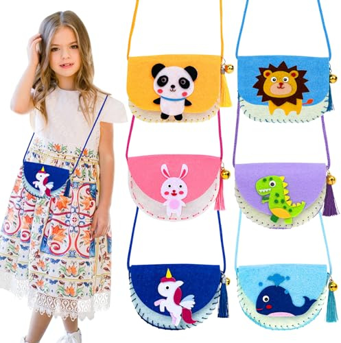 TECHEEL DIY-Nähset für Kinder - Kreatives Nähspass mit Kindernähmaschine - DIY-Geschenk