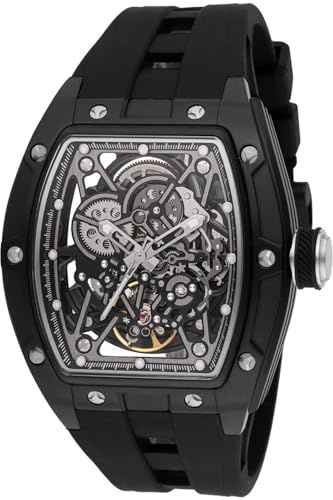 Invicta S1 Rally 49018 Herrenuhr - Automatisches Werk - Edelstahl mit schwarzem Zifferblatt - 44 mm