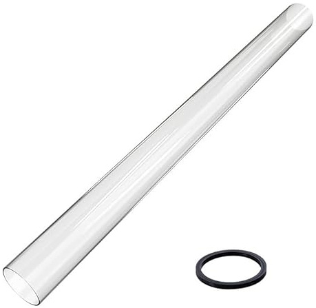 Satargo Pyramid Tube de rechange pour chauffage de terrasse à gaz 125 x 10 cm avec joint en caoutchouc