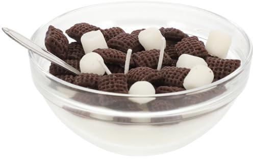 VILLFUL Cereal Bowl Aromatherapy Candle Decorative Scented Soy Wax Candle for Home Ambiance Bedroom with Delicate Dessert Theme Design