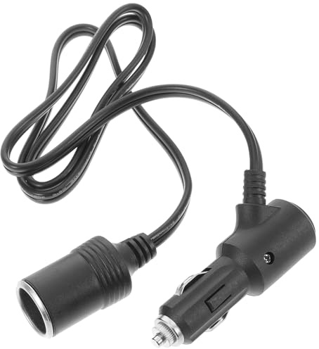 WEKADRIN Car Cigarette Lighter Extension Cable Wire Power Cord Male to Female Adapter for Vehicle Appliance Connection