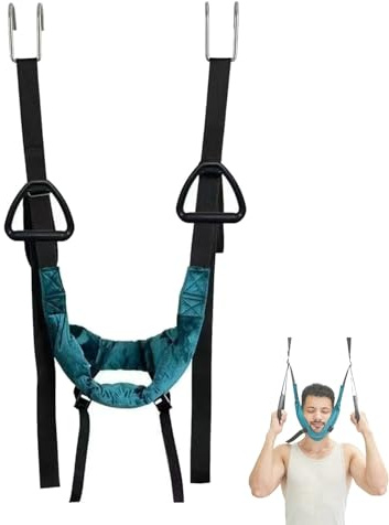 Neck Stretcher Cervical Traction Device for Decompression Home Physical Therapy, Portable Neck Stretcher Hammock